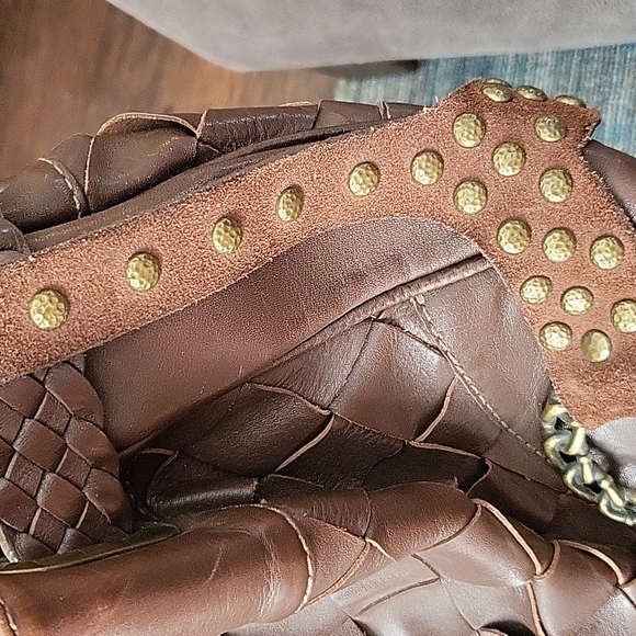 Bridget shuster brown leather handbag - Picture 3 of 6